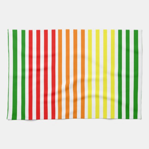 Citrus Stripes Kitchen Towel