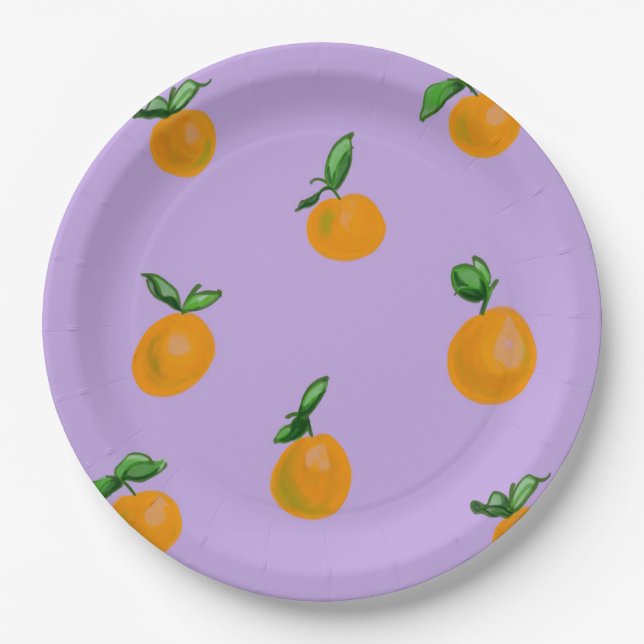 Citrus Studio I Paper Plates (Front)