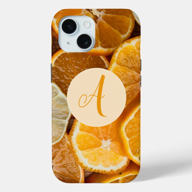 Citrus Summer Oranges & Lemons Case-Mate iPhone Case (Back)