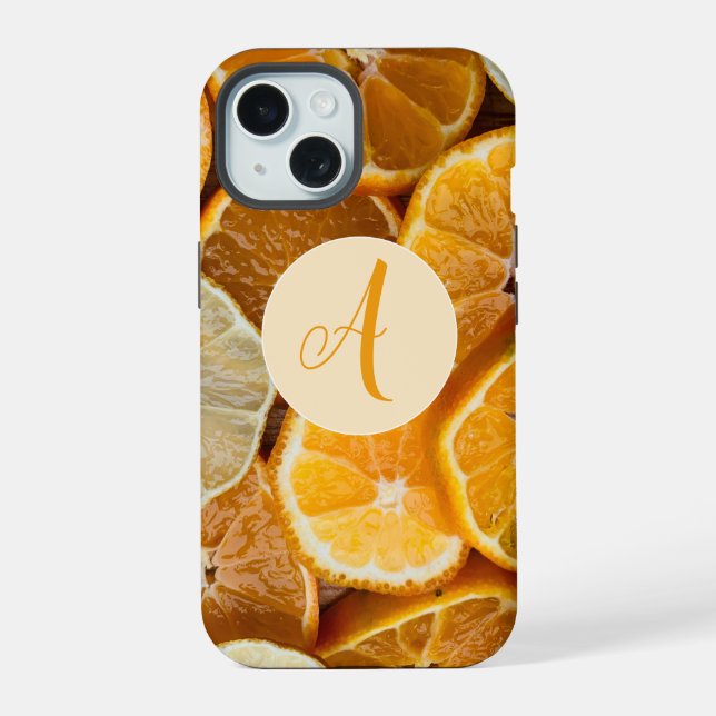 Citrus Summer Oranges & Lemons Iphone Case (Back)