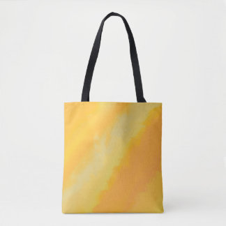 Citrus Sunny Orange Watercolor Pattern Tote Bag