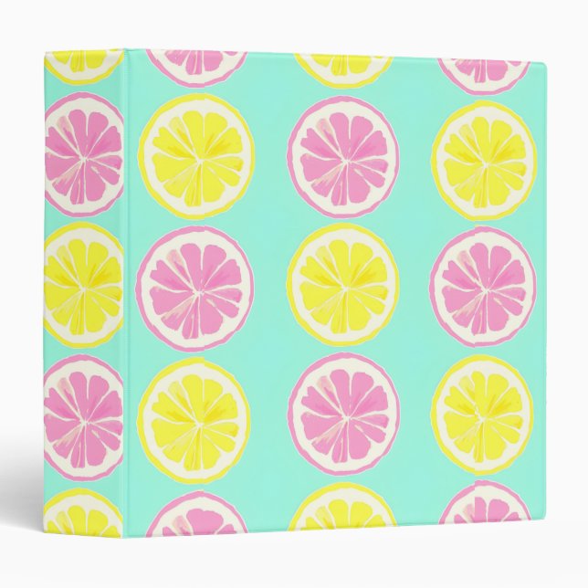 Citrus Symphony 3 Ring Binder (Front/Spine)