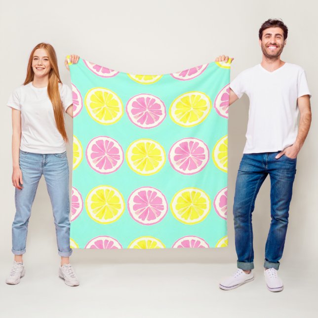 Citrus Symphony Fleece Blanket (In Situ)