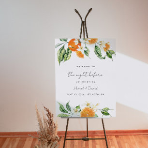 Citrus Themed Rehearsal Dinner Sign