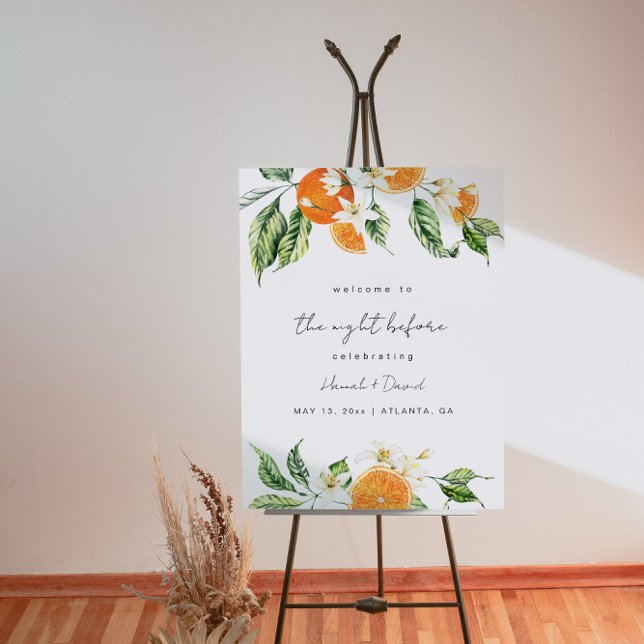 Citrus Themed Rehearsal Dinner Sign (Creator Uploaded)