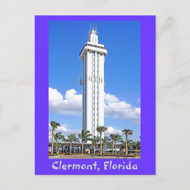 Citrus Tower in Clermont Florida, Gem of the Hills Postcard (Front)