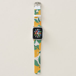 Citrus Tree: Summer Hand Drawn Apple Watch Band