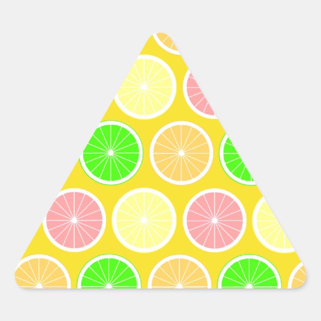 Citrus Triangle Sticker (Front)
