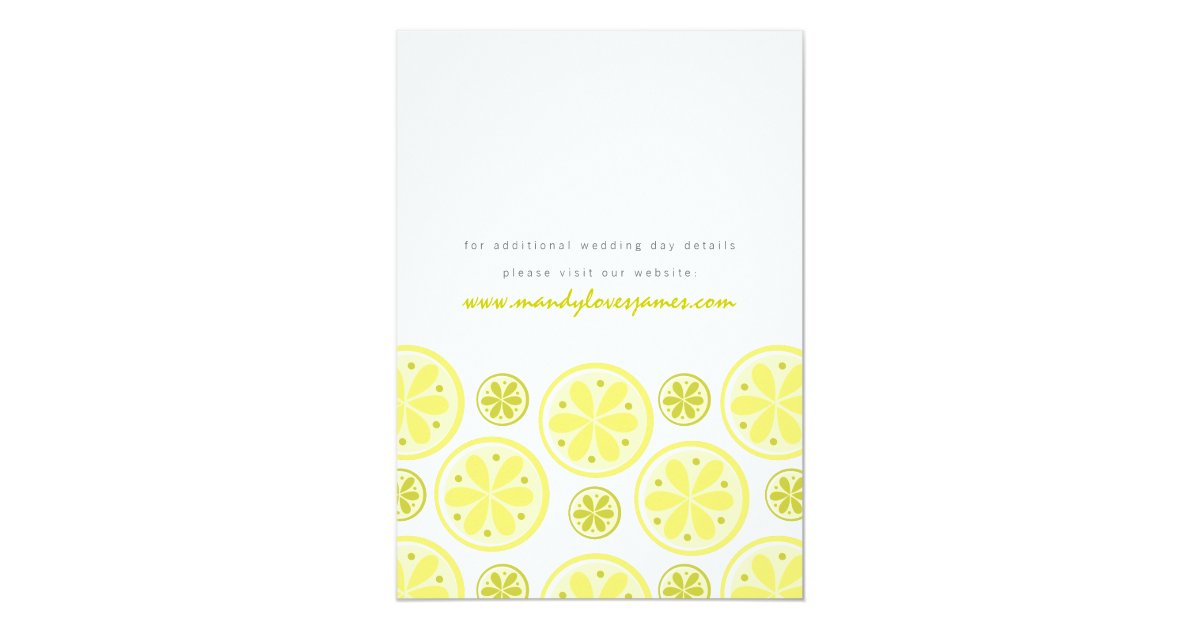 Citrus Wedding Invitations 9