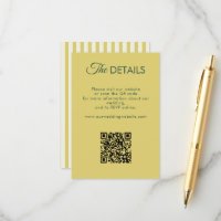 Citrus Yellow Olive Green and Ivory Wedding Detail