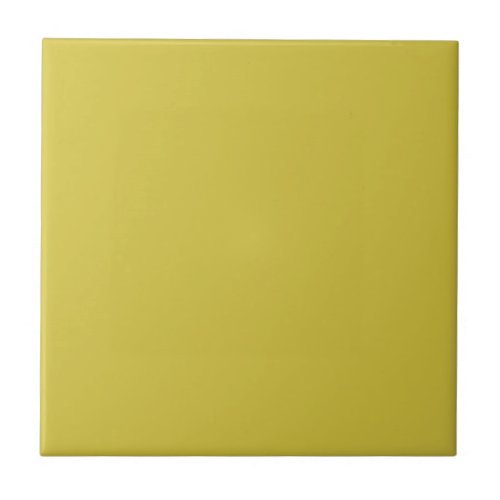 Citrus Yellow Solid Color Tile