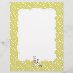 Citrust Cute Chef Art Kitchen Stationery