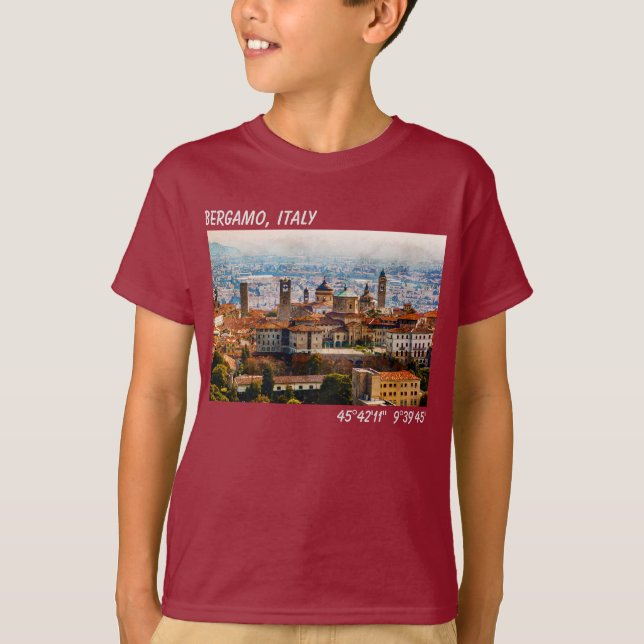 Citta Alta in Bergamo, Italy T-Shirt (Front)