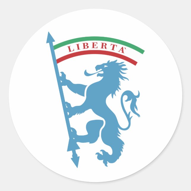 Città metropolitana di Bologna Classic Round Sticker (Front)