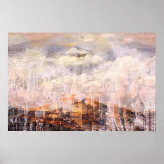 City Abstract Poster
