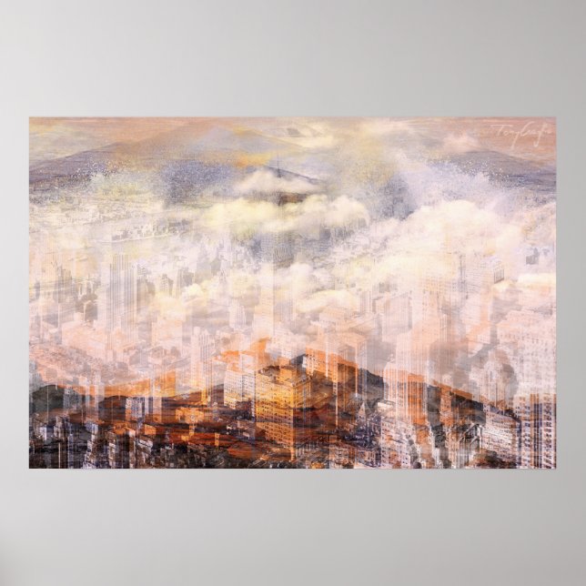 City Abstract Poster (Front)