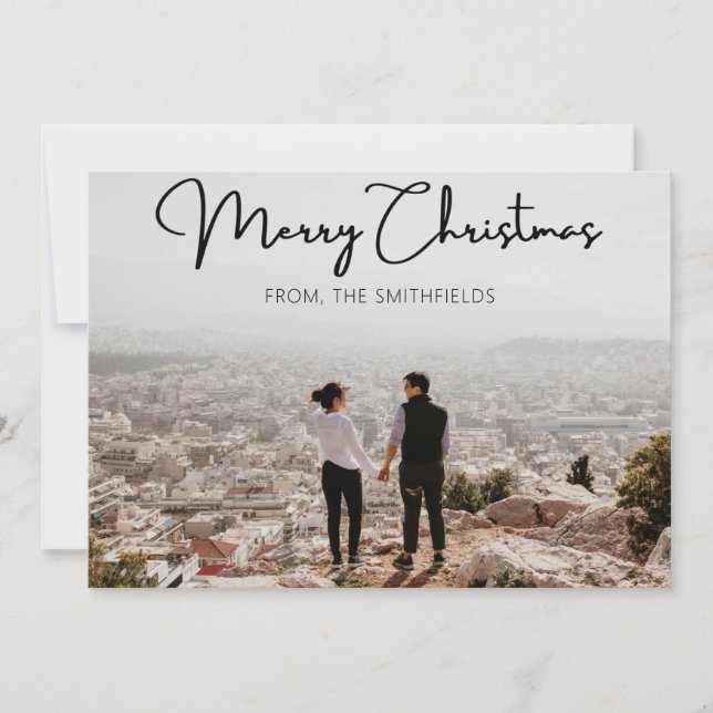 City Adventure Christmas Holiday Card (Front)