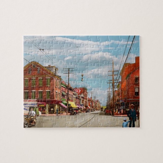 City - Alexandria VA - Fit for a king 1921 Jigsaw Puzzle (Horizontal)
