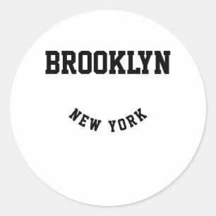 City and State Custom Location Classic Round Sticker
