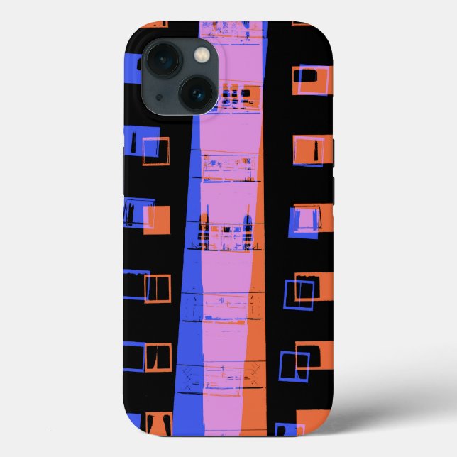 City apartment building at night Case-Mate iPhone  Case (Back)