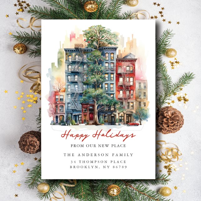 City Apartment Christmas New Address Announcement (Creator Uploaded)