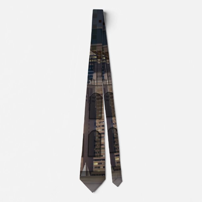 City Architecture 3 Neck Tie (Front)