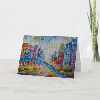 City at Peace Greeting Card