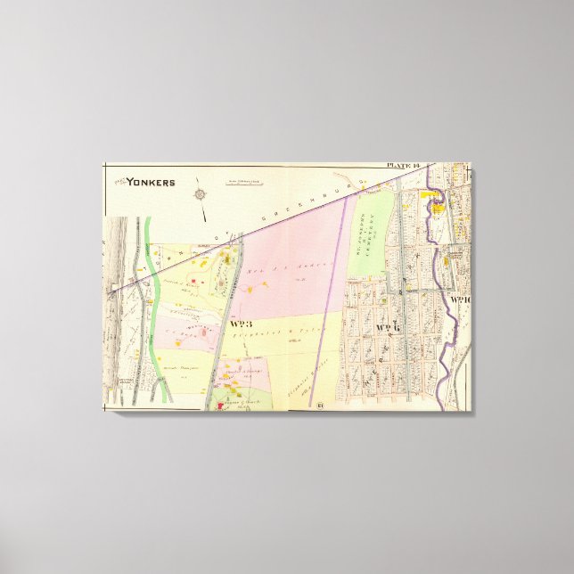 City Atlas Canvas Print (Front)