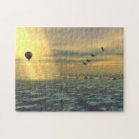 City Ballon Planes jigsaw Puzzle