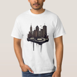 City Beats Collection: DJ Urban Skyline T-Shirt