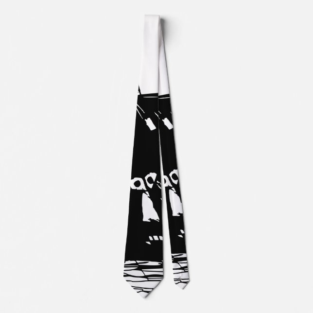 CITY BLACKOUT NECK TIE (Front)