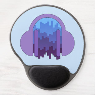 City blast: tribute to music gel mouse pad