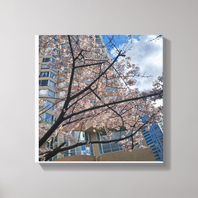 City Blossoms Canvas Print (Front)