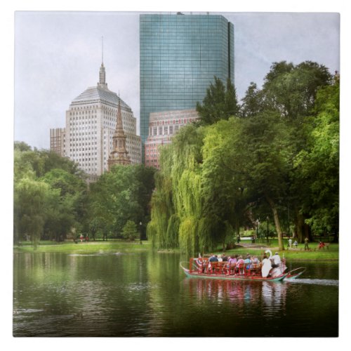 City _ Boston Ma _ Boston public garden Ceramic Tile