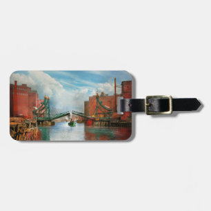 City - Buffalo NY - The original Michigan Bridge Luggage Tag