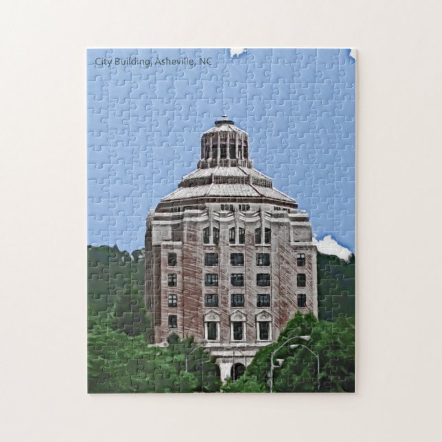 City Building, Asheville, NC Jigsaw Puzzle (Vertical)