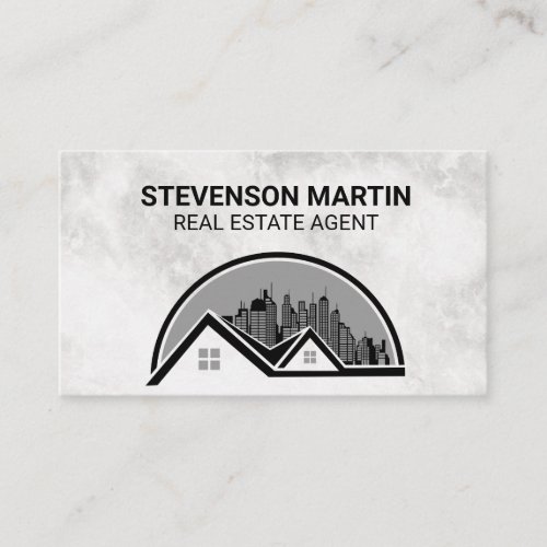 City Buildings  Home  Marble Business Card