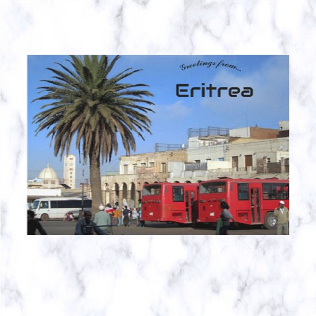 City Bus Terminal Asmara Eritrea Postcard (Creator Uploaded)