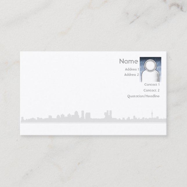 City - Business Business Card (Front)