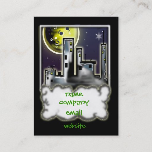 Customizable city business card templates