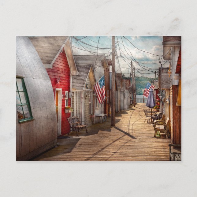 City - Canandaigua, NY - Shanty town Postcard (Front)