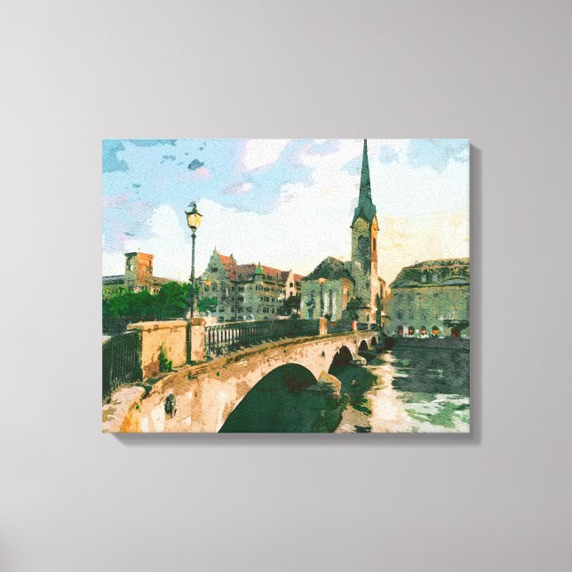 City Canvas Print (Front)