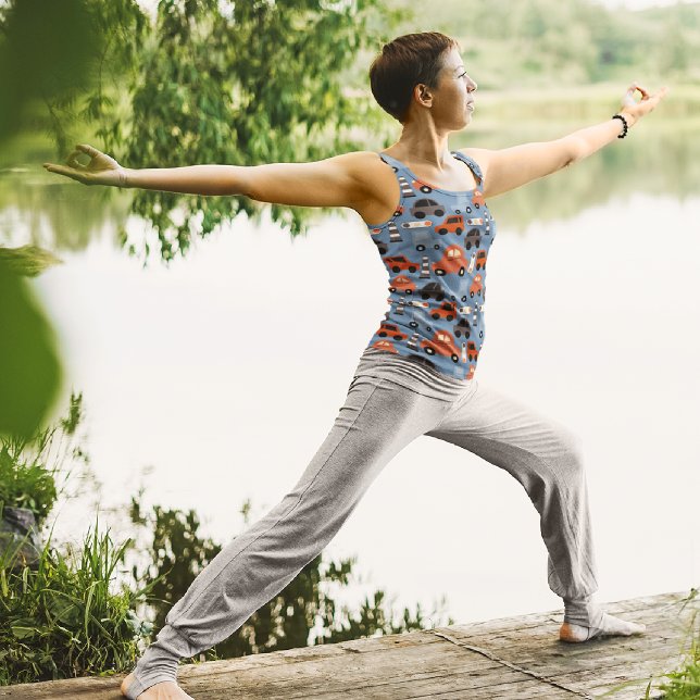 City cartoon cars tank top (Creator Uploaded)