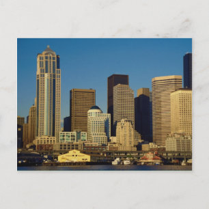 City Center Skyline, Seattle, Washington, U.S.A., Postcard