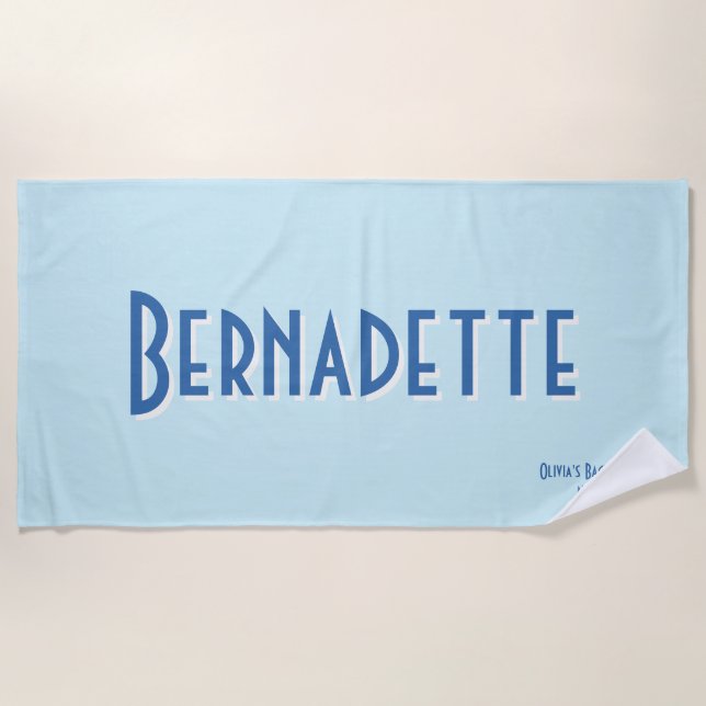 City Chic Bachelorette Beach Towel (Front)