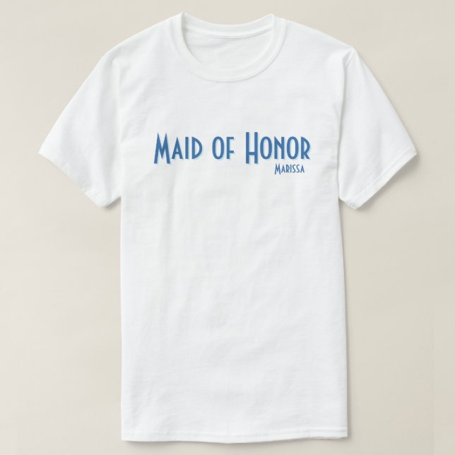 City Chic Maid of Honor T-Shirt (Design Front)