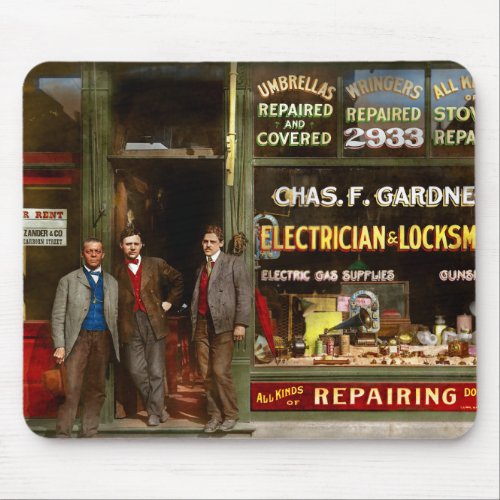 City _ Chicago IL _ Everything repaired 1899 Mouse Pad