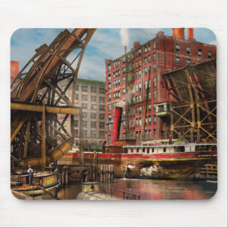 City - Chicago IL - Jacked up 1907 Mouse Pad