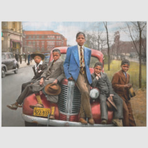 City - Chicago, IL - Me and the boys 1941 Tissue Paper