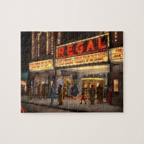 City _ Chicago IL _ Nightlife at the Regal Theater Jigsaw Puzzle